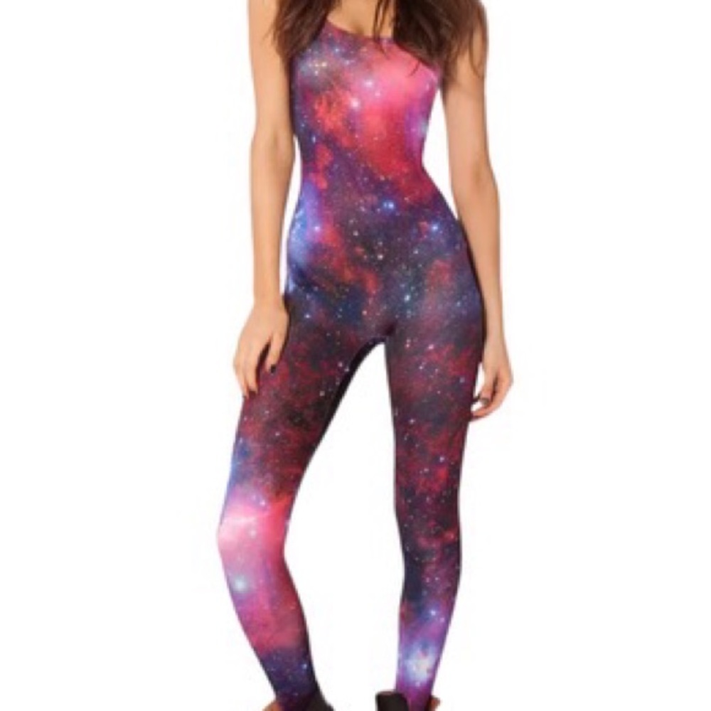 Blackmilk Galaxy purple catsuit 2.0